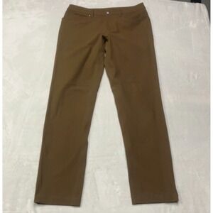 Lululemon ABC Classic Pants Men's Size 30x29 Brown‎ Warpstreme Perfomance Fabric